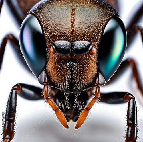 macro photograph of an ant