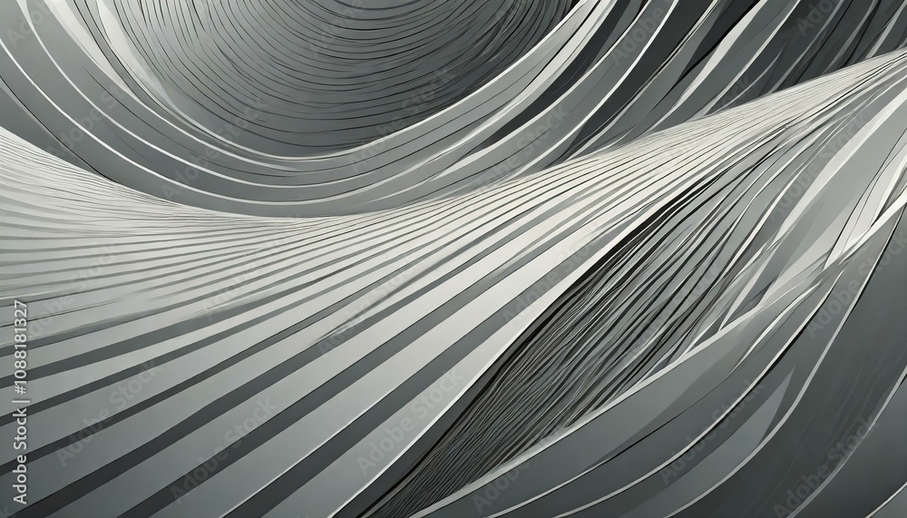 Abstract grey lines refraction vector background Abstract grey lines refraction vector background