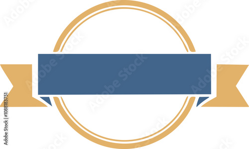 리본 배너 벡터 일러스트