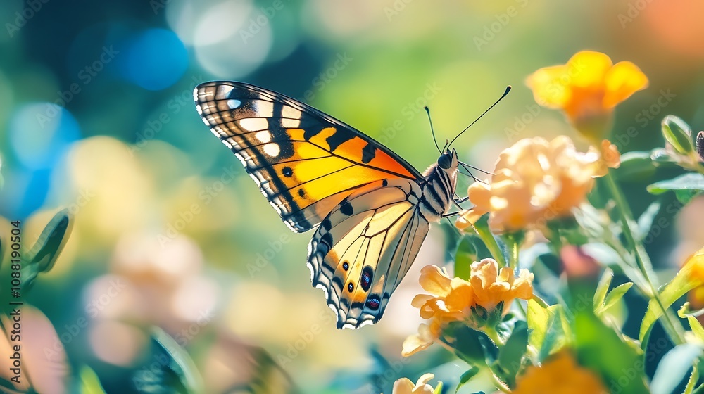 Butterfly on Flower Butterfly on Flower