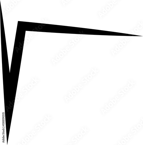 Line stripes elements, spiral, curve, wavy