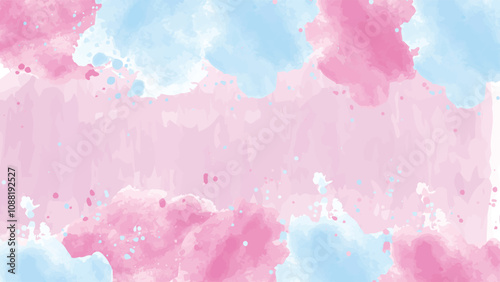 Purple and blue watercolor background