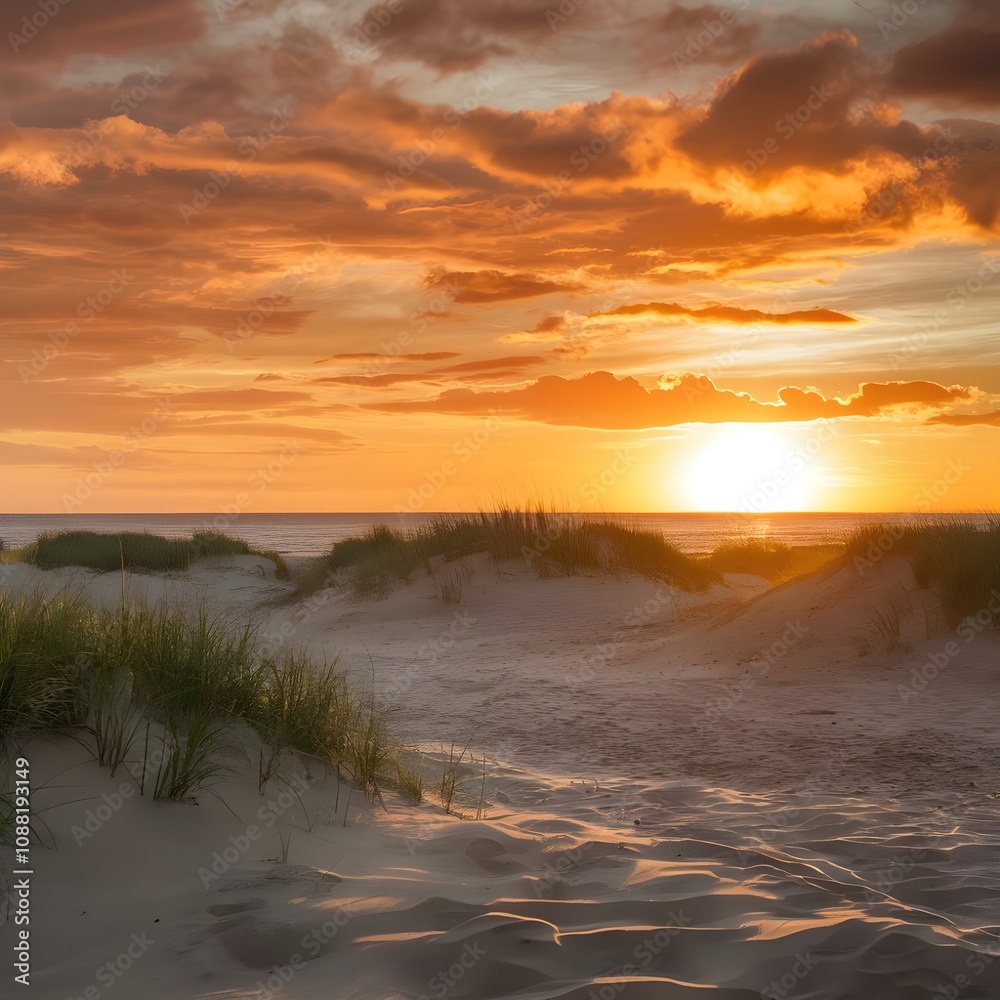 orange and golden sunset sky soft sand calmness relaxing sunlight summer mood orange and golden sunset sky soft sand calmness relaxing sunlight summer mood
