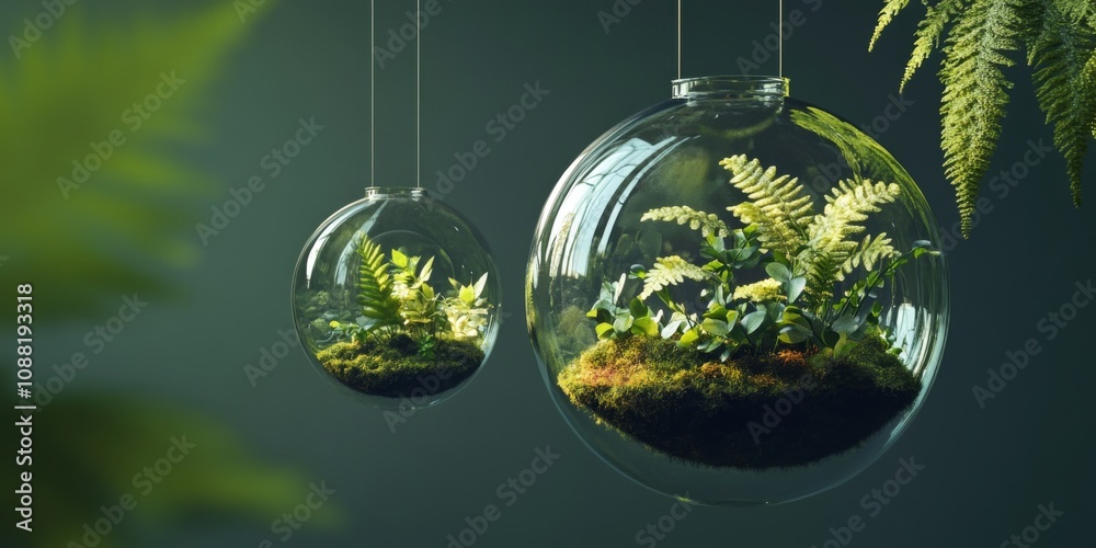 Hanging Glass Terrariums with Plants Eco Friendly Home Decor Hanging Glass Terrariums with Plants Eco Friendly Home Decor