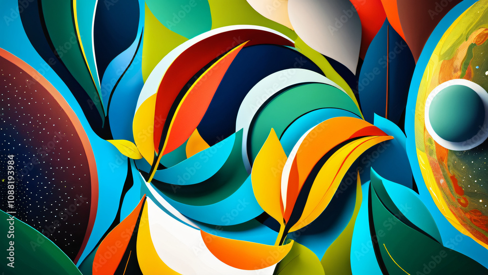 Obraz premium abstract colorful background