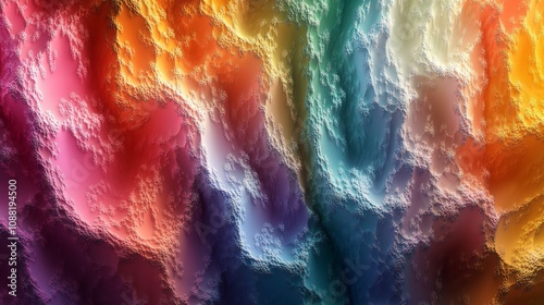 Wallpaper Mural Abstract colorful cloud-like texture with vibrant hues in a layered pattern. Torontodigital.ca