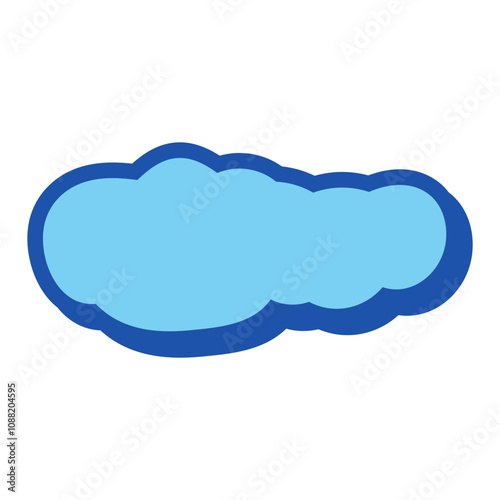 blue Cute Text Box