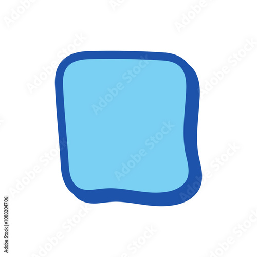 blue Cute Text Box