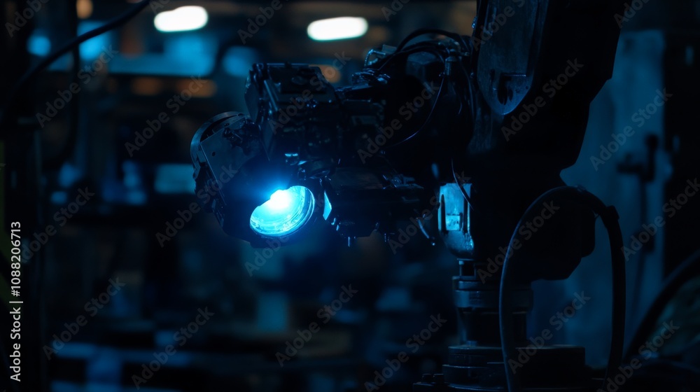 Robotic Arm in Action Showcasing Modern Technology