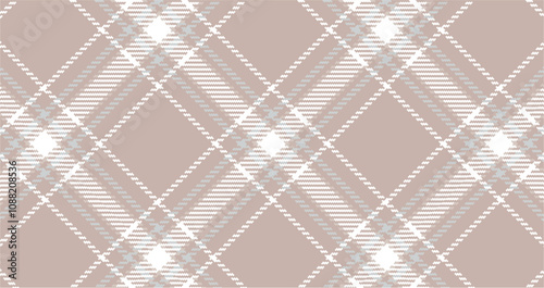 Vector checkered pattern. Tartan, textured seamless twill for flannel shirts, duvet covers, other autumn winter textile mills. Vector Format