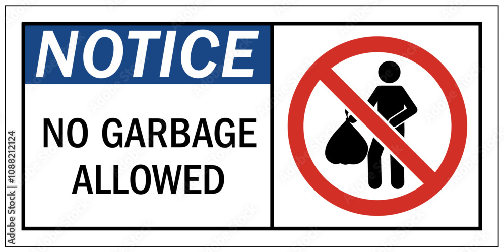 Dumpster sign no garbage allowed Dumpster sign no garbage allowed