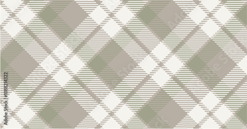 Vector checkered pattern. Tartan, textured seamless twill for flannel shirts, duvet covers, other autumn winter textile mills. Vector Format