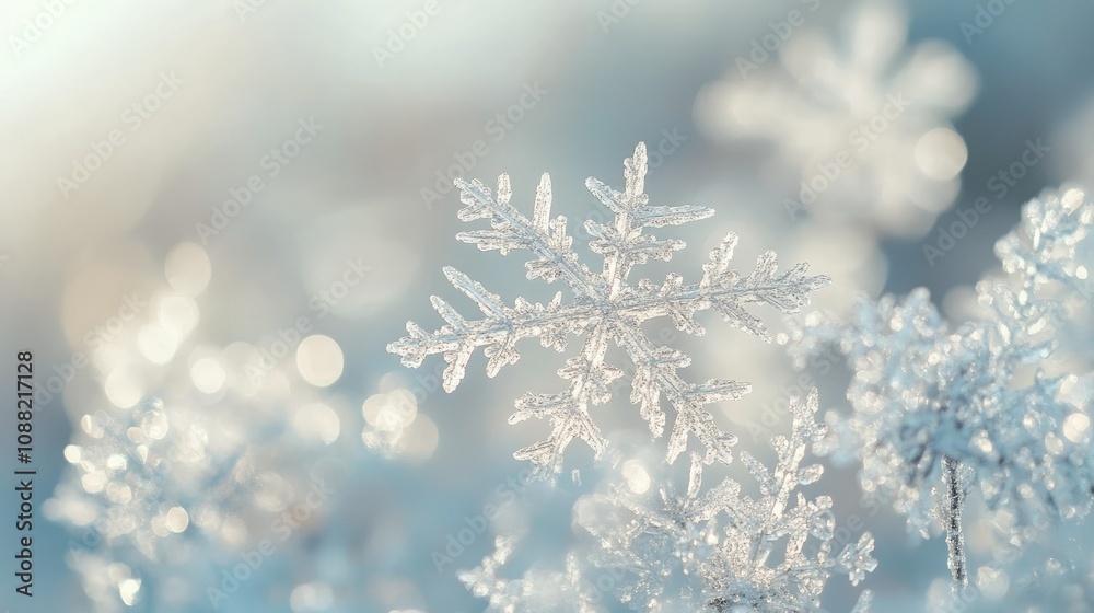 Soft Christmas background of detailed snowflakes, evoking the beauty of winter in a delicate, festive style. Soft Christmas background of detailed snowflakes, evoking the beauty of winter in a delicate, festive style.