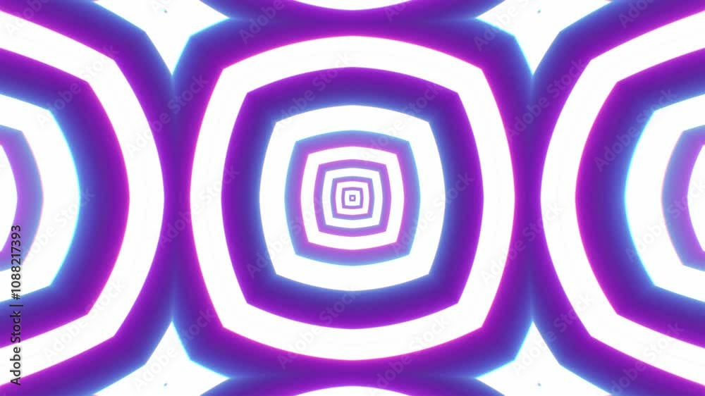 Loop Background of Glowing Striped Tile Lamps Loop Background of Glowing Striped Tile Lamps