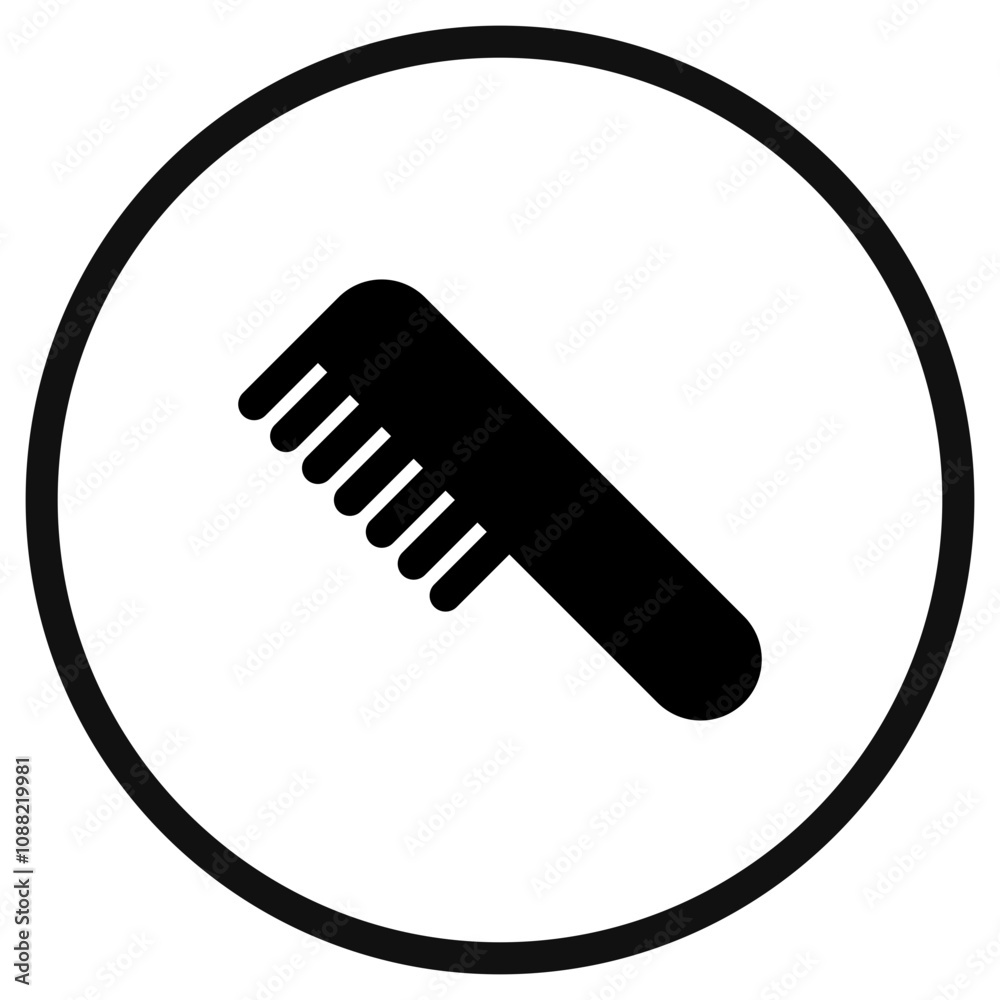 Editable hair comb vector icon. Cosmetics, makeup, skincare, beauty. Part of a big icon set family. Perfect for web and app interfaces, presentations, infographics, etc Editable hair comb vector icon. Cosmetics, makeup, skincare, beauty. Part of a big icon set family. Perfect for web and app interfaces, presentations, infographics, etc