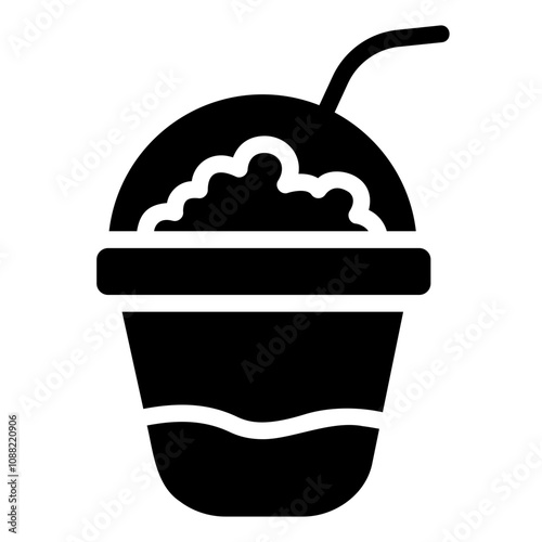 milkshake Solid icon