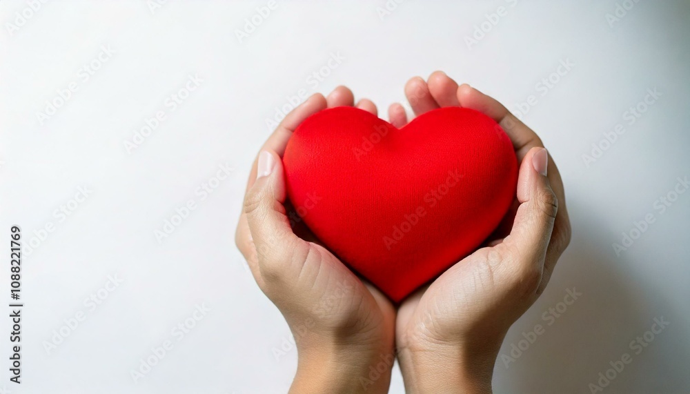Compassionate gesture hands cradling heart symbol minimalist background emotional connection close-up view love and care concept Compassionate gesture hands cradling heart symbol minimalist background emotional connection close-up view love and care concept