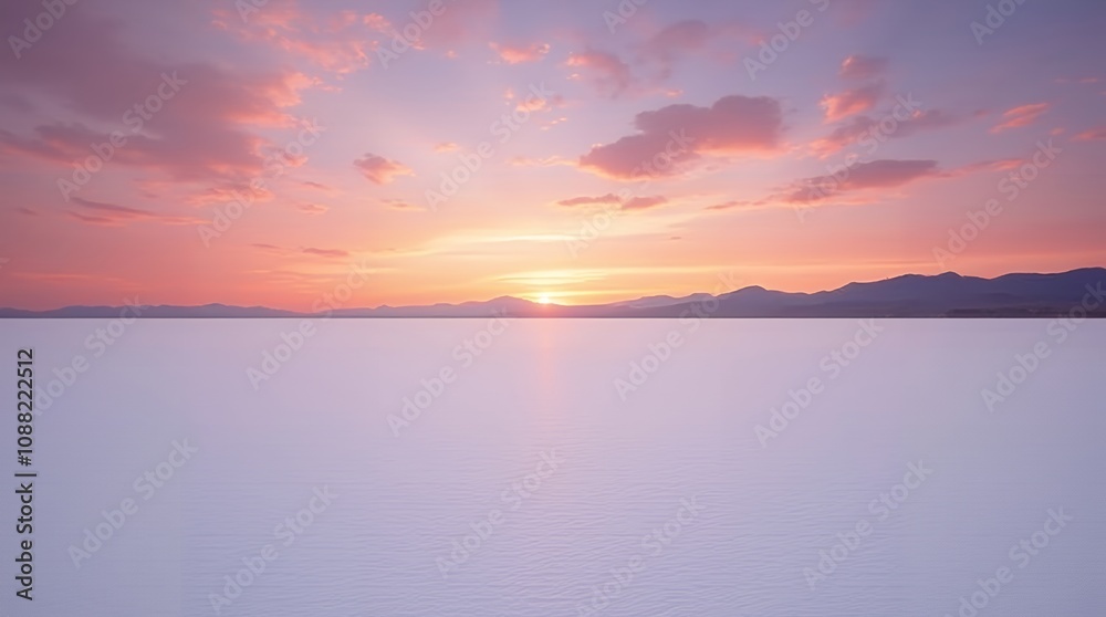 Salt Flats at Sunrise: Salt Flats at Sunrise: