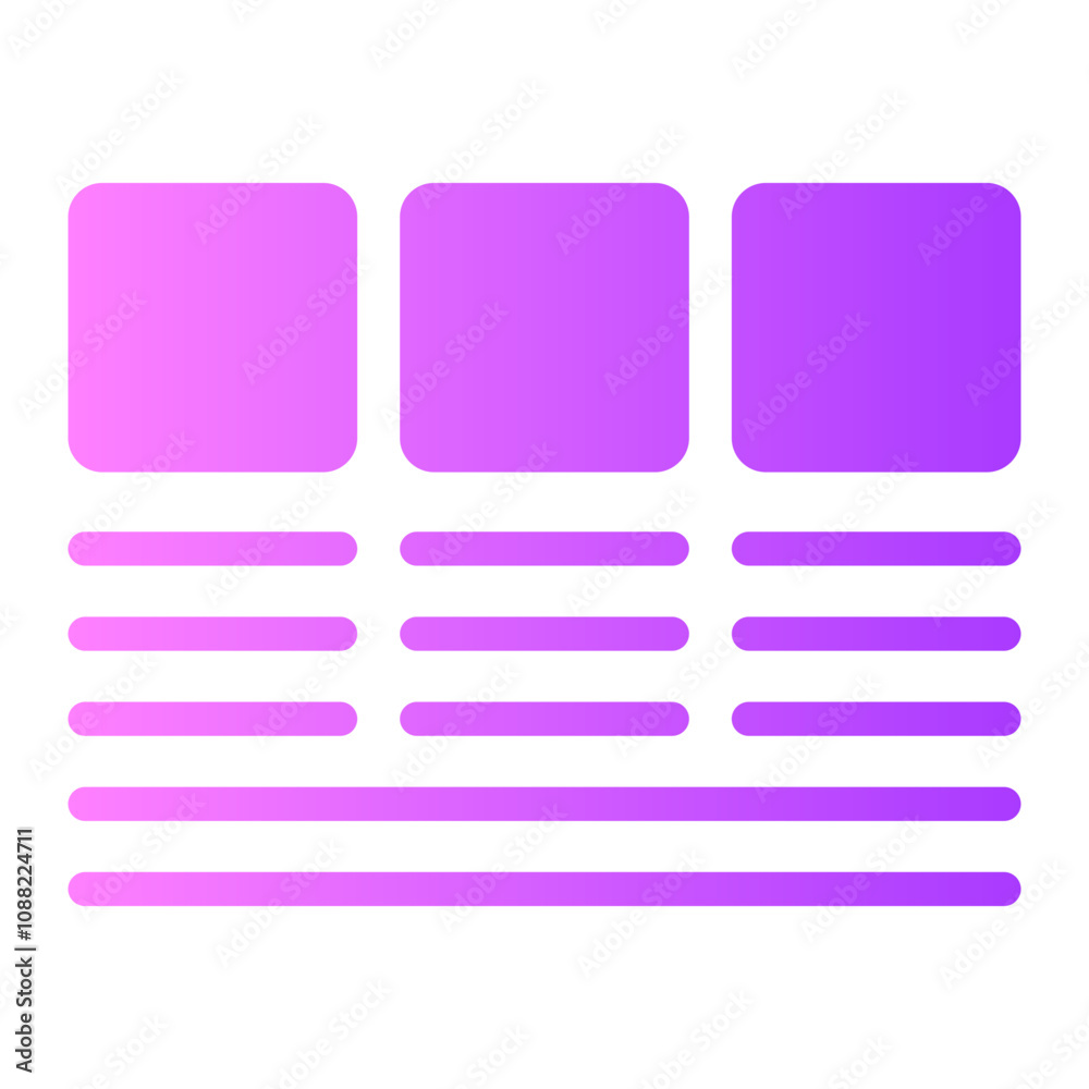 planning gradient icon