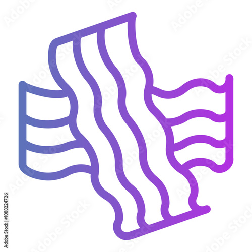 bacon Gradient icon