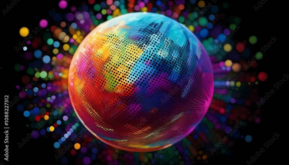 Disco color ball Disco color ball