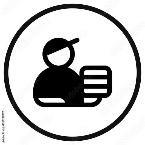 Editable delivery courier vector icon. Part of a big icon set family. Perfect for web and app interfaces, presentations, infographics, etc