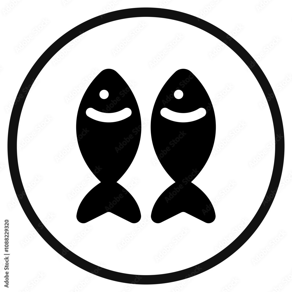 Editable fish, seafood vector icon. Food, restaurant. Part of a big icon set family. Perfect for web and app interfaces, presentations, infographics, etc