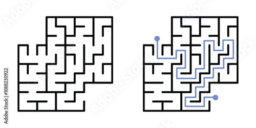 Solve the Labyrinth Maze with Answers Included