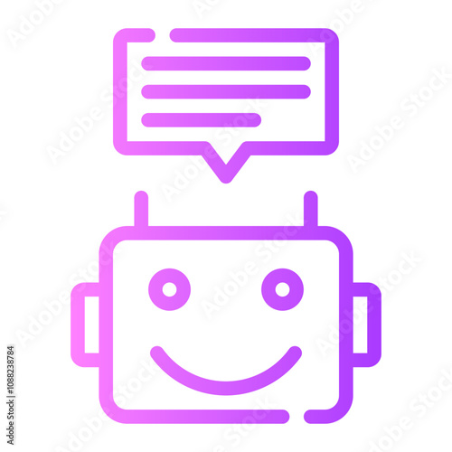 chatbot gradient icon