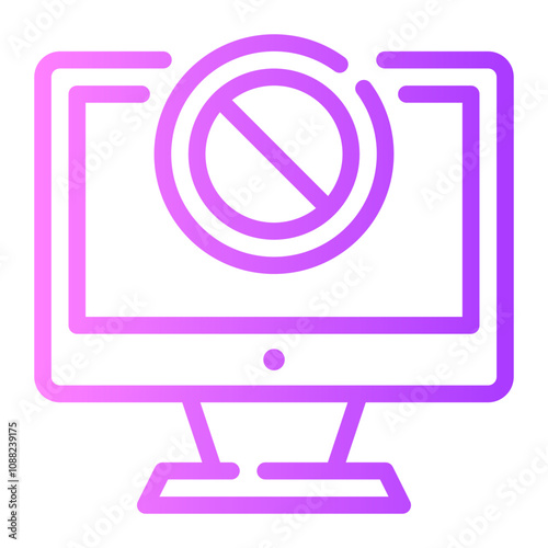 ad blocker gradient icon