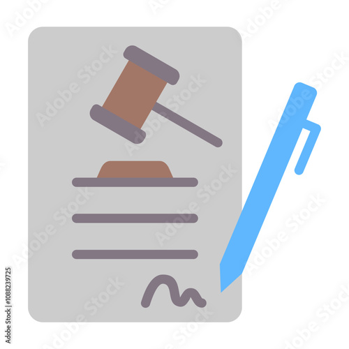 Contract Law Icon