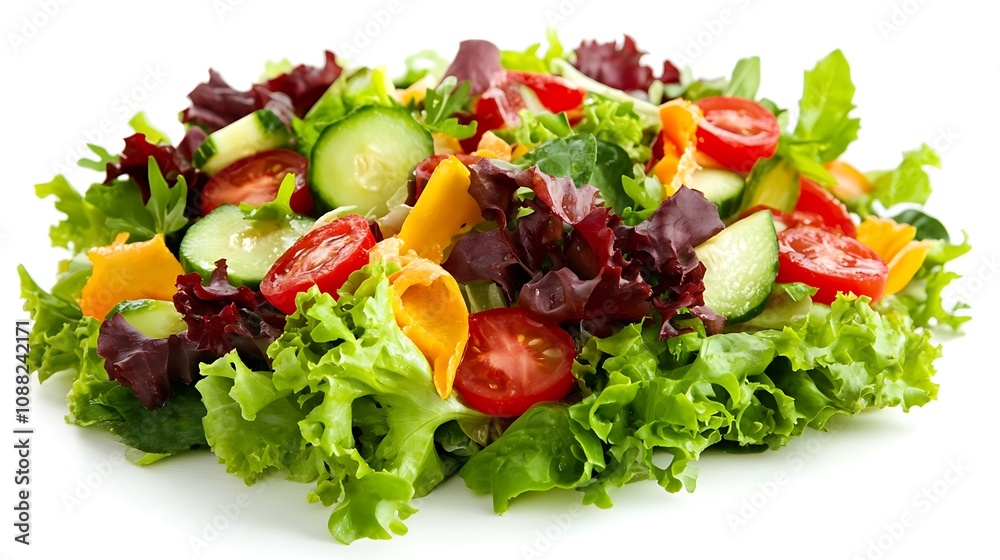 Fresh Salad with Colorful Vegetables Fresh Salad with Colorful Vegetables