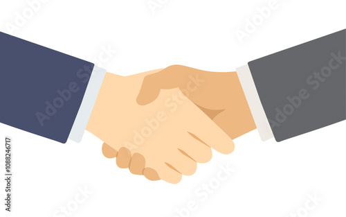 握手のベクターイラスト