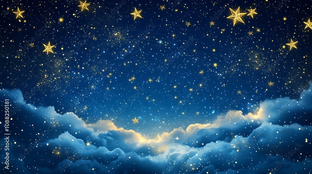 Fototapeta premium Cosmic Night Sky