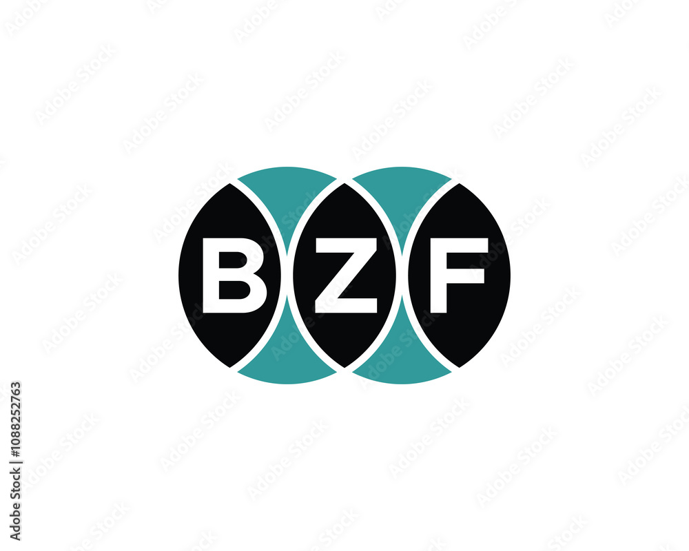 BZF logo design vector template. BZF BZF logo design vector template. BZF