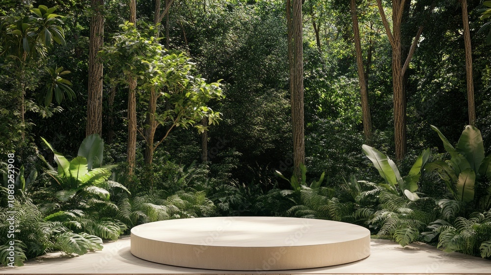 Serene Forest Display Platform Serene Forest Display Platform