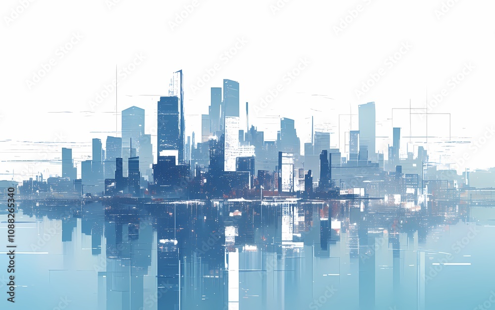 Obraz premium City Reflection