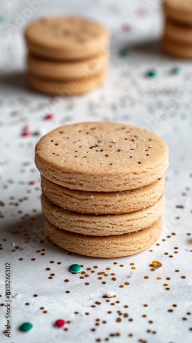 Traditional European Christmas desserts feature an array of delightful treats, including spiced cookies that evoke festive cheer and warm holiday memories. photo