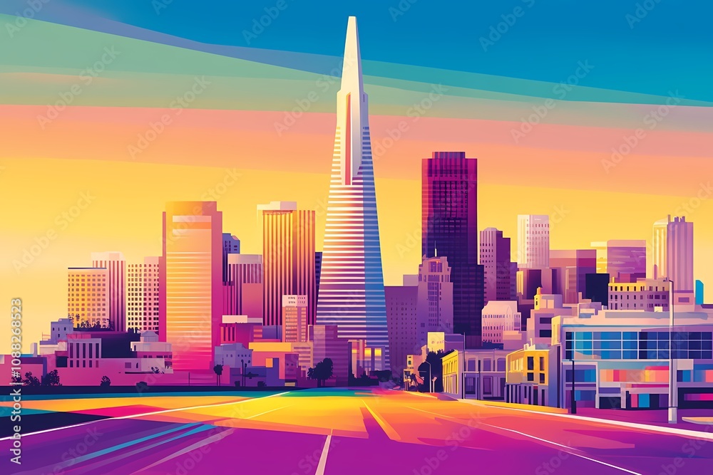 Fototapeta premium street in the city