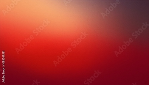 Abstract background, Fire engine red and Fire opal gradient background with light leak and grainy texture.