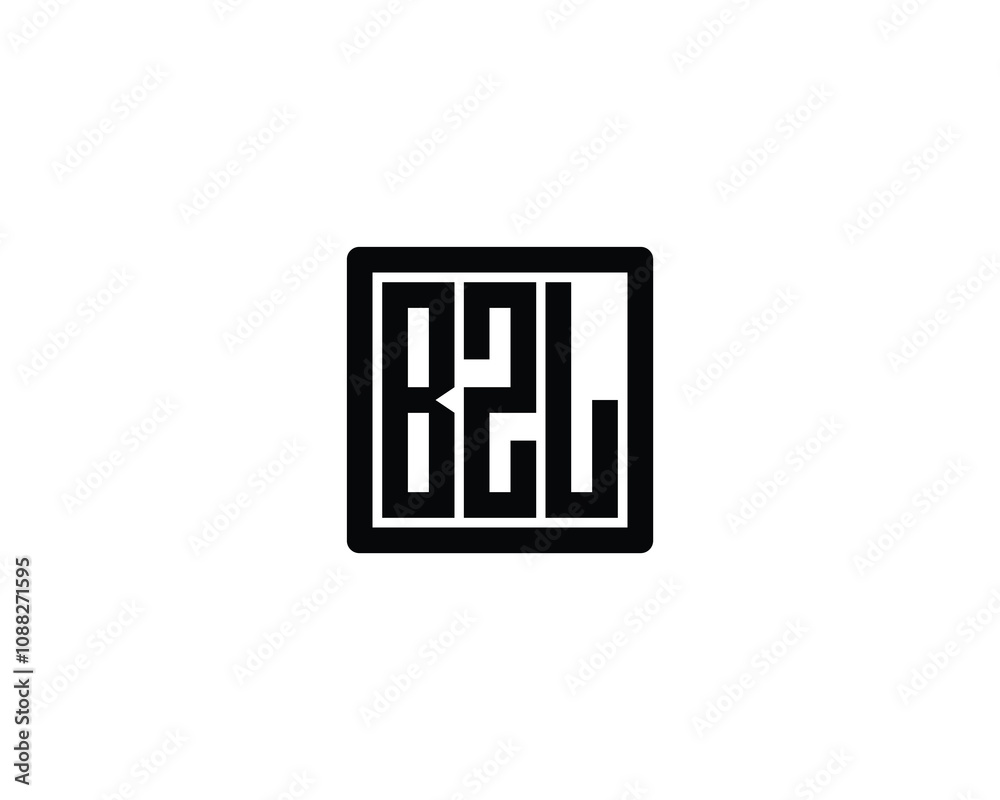 BZL logo design vector template. BZL