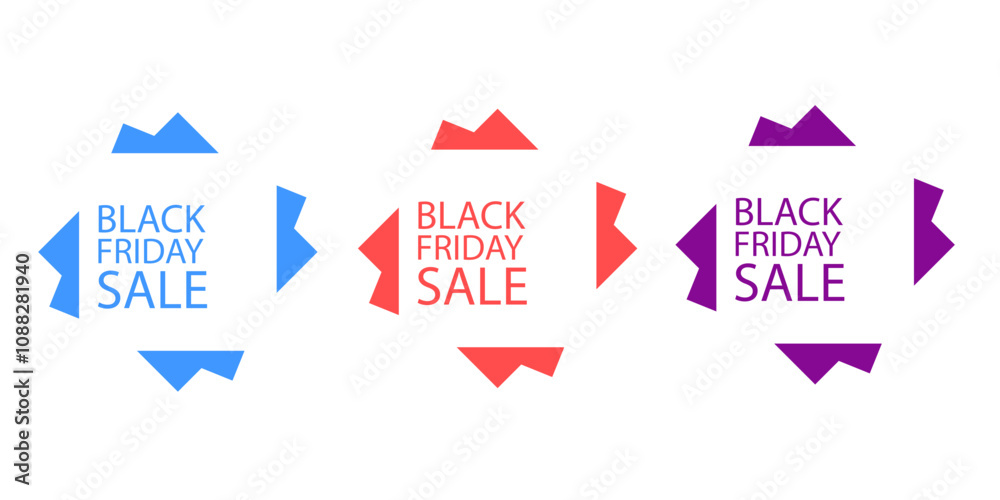 Sales badges vectors icon set Sales badges vectors icon set