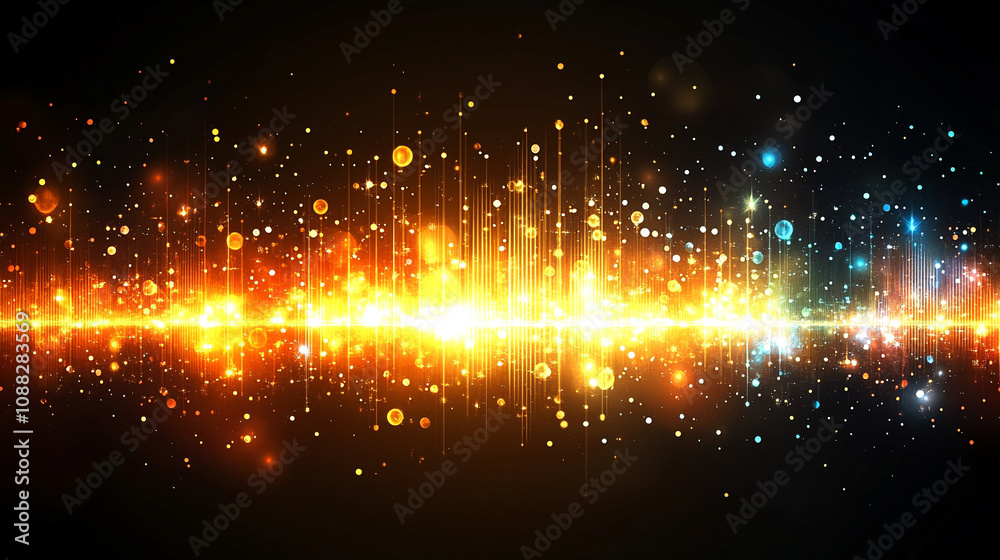 Abstract vector background featuring lights, creating a sense of energy and movement with soft glowing orbs and lines symbolizing connection, digital innovation, and futuristic possibilities Abstract vector background featuring lights, creating a sense of energy and movement with soft glowing orbs and lines symbolizing connection, digital innovation, and futuristic possibilities