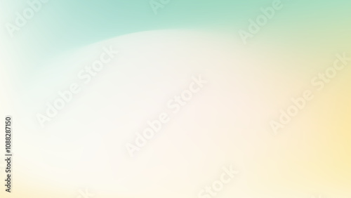 Color gradient background, abstract pastel rainbow. Light green yellow color banner gradation texture, vector blur abstract background