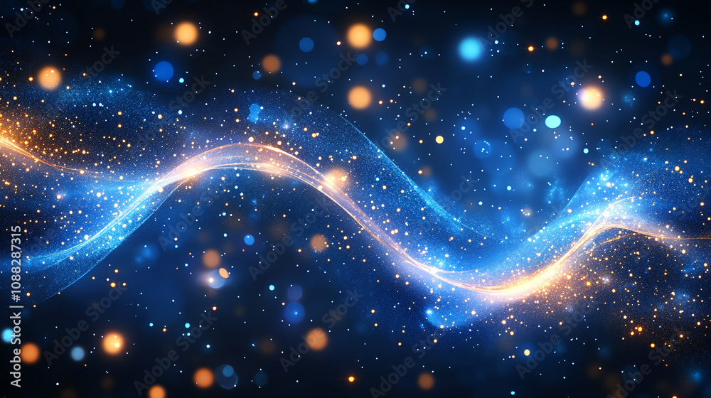A blue abstract vector background with dynamic light patterns and glowing elements, evoking a sense of energy, depth, and digital transformation with vibrant colors and fluid design A blue abstract vector background with dynamic light patterns and glowing elements, evoking a sense of energy, depth, and digital transformation with vibrant colors and fluid design