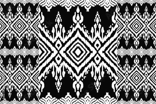 Ikat pattern, Ikat chevron, Paisley pattern, Vector element, Abstract Vector, Batik, fabric embroidery, Ethnic pattern, Ogee, Geometric ethnic, Seamless textile, native american, Background printing.