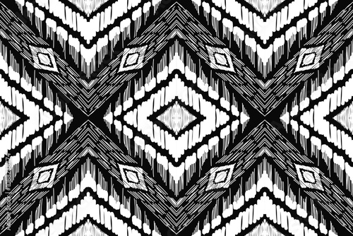 Ikat pattern, Ikat chevron, Paisley pattern, Vector element, Abstract Vector, Batik, fabric embroidery, Ethnic pattern, Ogee, Geometric ethnic, Seamless textile, native american, Background printing.