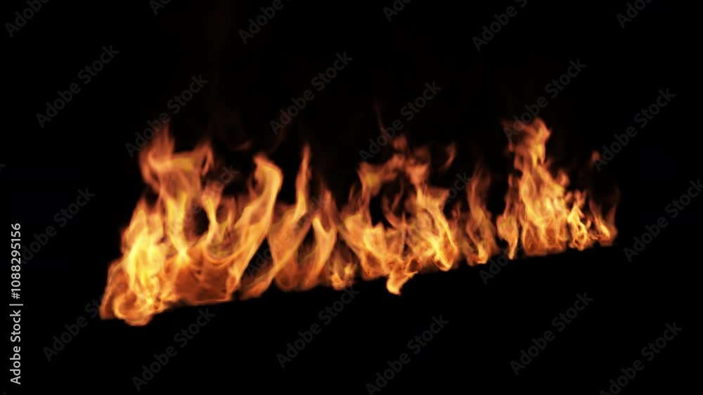 Endless fire flames in continuous motion, with realistic details, suitable for intense and emergency-themed footage, on an alpha background. Endless fire flames in continuous motion, with realistic details, suitable for intense and emergency-themed footage, on an alpha background.