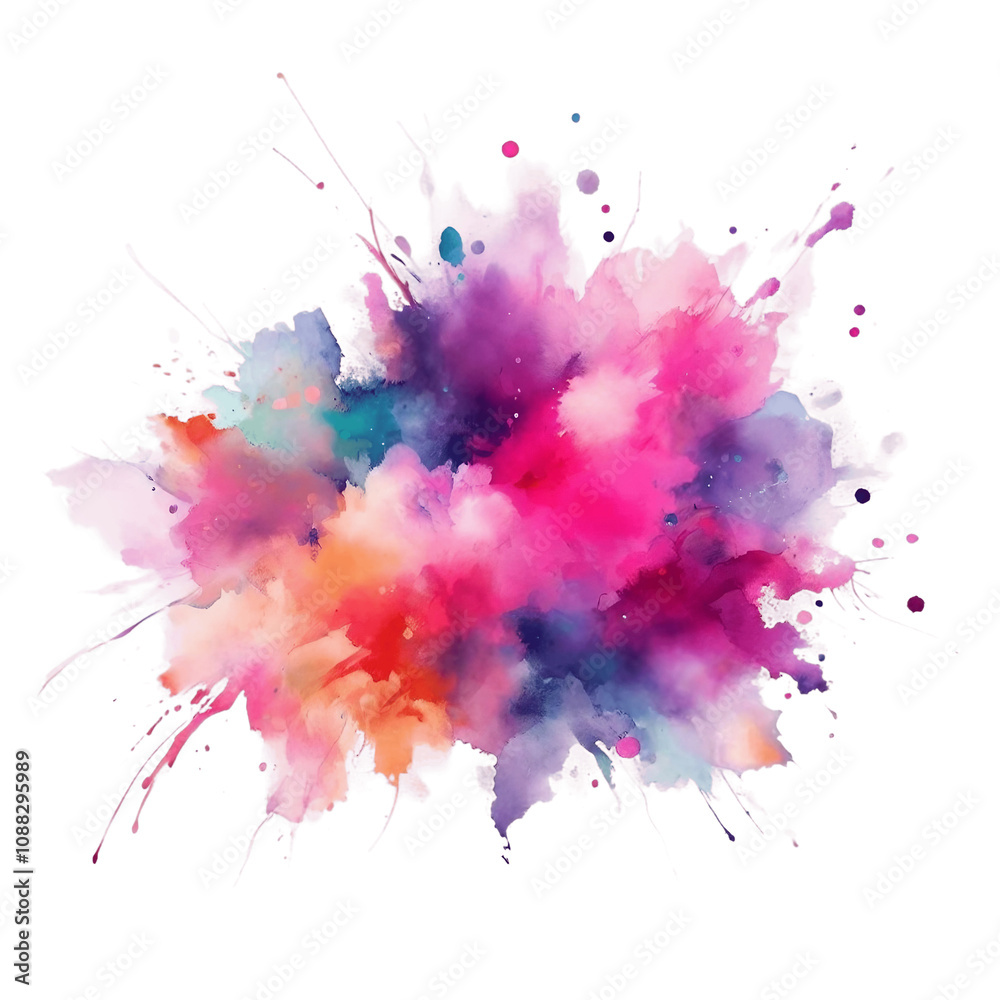 Fototapeta premium Colorful splashes image