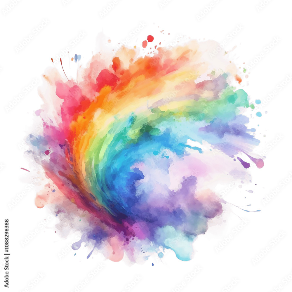 Fototapeta premium Colorful splashes image